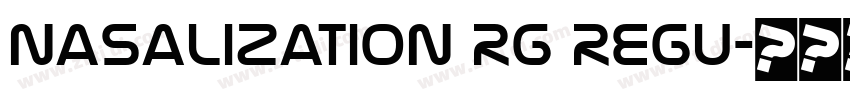 Nasalization Rg Regu字体转换